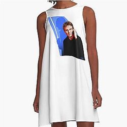 Liam Neeson - An illustration by Paul Cemmick A Line Dress