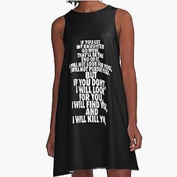 Funny Gifts For Movie Liam Neeson Vintage Photo A-Line Dress