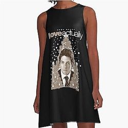 Classic Liam Neeson Bill Nighy Cool Graphic A-Line Dress