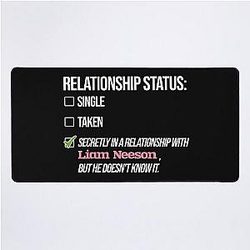 Liam Neeson Relationship Desk Mat