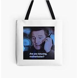 Liam Neeson is On Print Tote Bag