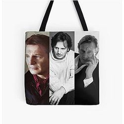 Liam Neeson Collage Tote Bag