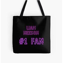 Liam Neeson All Over Print Tote Bag