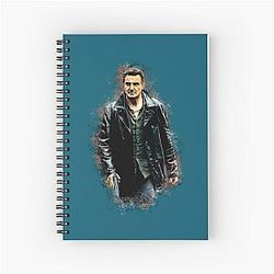 Liam Neeson T-Shirt Liam Neeson Spiral Notebook 
becomes : 
Liam Neeson T-shirt Liam Neeson Notebook