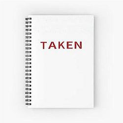 Sorry Ladies, Liam Neeson Spiral Notebook