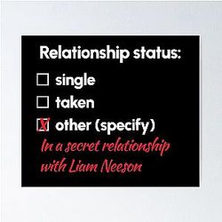 Liam Neeson Relationship Poster