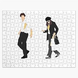 Funny Gift for Liam Neeson Retro Vintage Jigsaw Puzzle