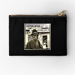 Lightnin Hopkins Electric Blues Lightnin Hopkins Zipper Pouches