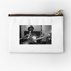 Lightnin Hopkins Roadhouse Vibes Lightnin Hopkins Zipper Pouches