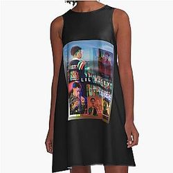Lil Mosey  Lil Mosey Merch Lil Mosey Merch Art & Gear A-Line Dress