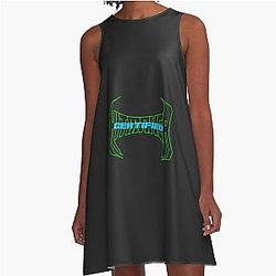 Lil Mosey Merch Lil Mosey Certified Hitmaker Logo A-Line Dress