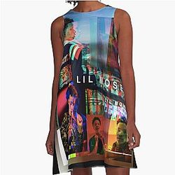 Lil Mosey Shirt Lil Mosey Merch Lil Mosey Merch Art & Gear 6 A-Line Dress