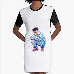 lil Mosey blueberry Graphic T-Shirt Dress