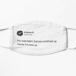 lil mosey - noticed (light version) Flat Mask
