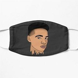 Lil Mosey Line Art Flat Mask