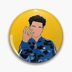 Lil Mosey Fan Art Pin