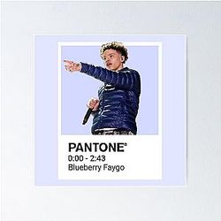 Lil Mosey Blueberry Faygo Poster