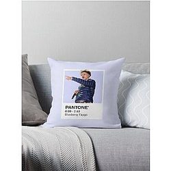 Lil Mosey Blueberry Faygo Throw Pillow