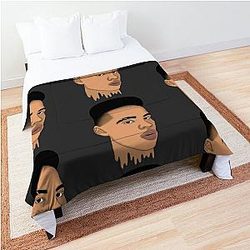 Lil Mosey Line Art Comforter