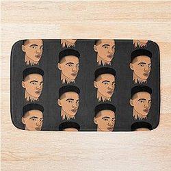 Lil Mosey Line Art Bath Mat