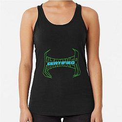 Lil Mosey Merch Lil Mosey Certified Hitmaker Logo Racerback Tank Top