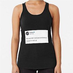lil mosey - noticed (light version) Racerback Tank Top