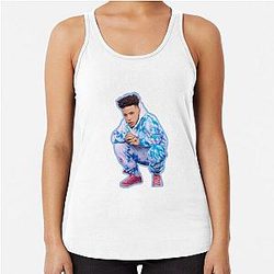 lil Mosey blueberry Racerback Tank Top