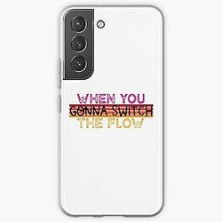 Lil Nas X Cases - Lil Nas X, - She Ain't Get No Dm From Me, When You Gonna Switch The Flow Classic T-Shirt Samsung Galaxy Soft Case RB2103