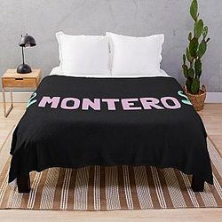 Lil Nas X Blanket - MONTERO by Lil Nas X - Devil Horns (Light) Throw Blanket RB2103