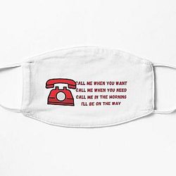 Lil Nas X Face Masks - Lil Nas X Call Me Flat Mask RB2103
