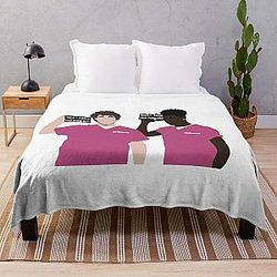 Lil Nas X Blanket - Lil Nas X, Jack Harlow - INDUSTRY BABY Throw Blanket RB2103
