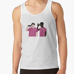 Lil Nas X Tank Tops - Lil Nas X, Jack Harlow - INDUSTRY BABY Tank Top RB2103