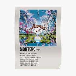 Lil Nas X Posters - montero | lil nas x | aesthetic minimalist poster Poster RB2103