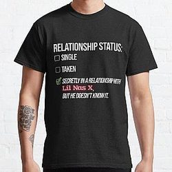 Lil Nas X T-Shirts - Relationship with Lil Nas X Classic T-Shirt RB2103