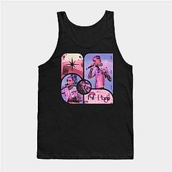 Lil Peep Tank Tops - Pink Lil Peep Classic Tank Top TP1107