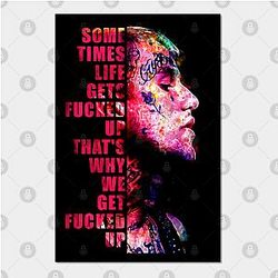 Lil Peep Posters - Lil Peep Quote Poster TP1107