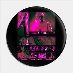 Lil Peep Pins - Lil Peep Pink Pin TP1107