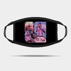 Lil Peep Face Masks - Pink Lil Peep Face Mask TP1107