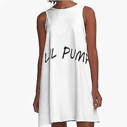 Lil Pump rap hip hop t-shirt A-Line Dress