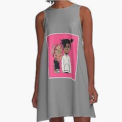 Smokepurpp and Lil Pump Alternating Line Dress