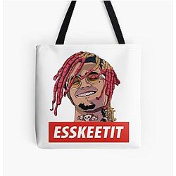 Lil Pump Jetski ESSKEETIT Fan Art Short Sleeve Tote Bag