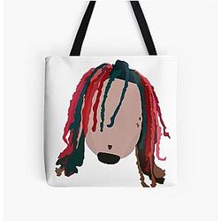 Lil Pump - Head Only All Over Print Tote Bag