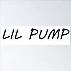 Lil Pump rap hip hop t-shirt Poster