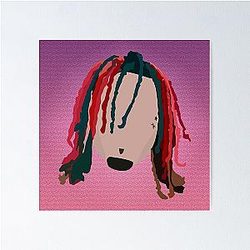 Lil Pump - Head Only Poster