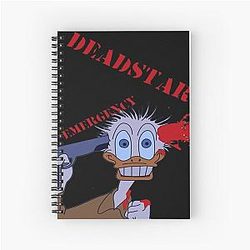 Deadstar Donald Suicide T Shirt Design 2017 Spiral Notebook