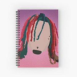 Lil Pump - Head Only Spiral Notebook