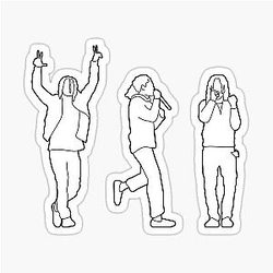minimal lil pump sticker