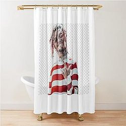 Lil Pump T-shirt Shower Curtain