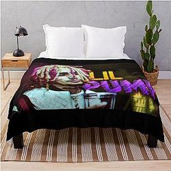Lil Pump Wallpapers Hip Hop Music Throw Blanket