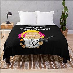 Lil Pump x South Park Throw Blanket